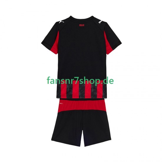 AC Mailand fußball trikot Kinder Heim 2025-2026 Kurzarm