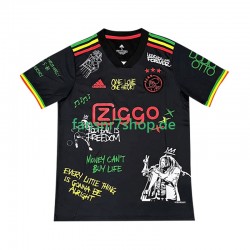 Ajax Amsterdam fußball trikot Bob Marley Special Herren Heim Schwarz 2025-2026 Kurzarm