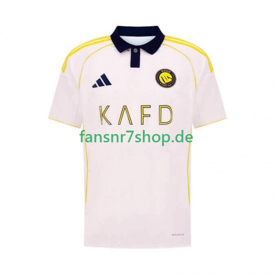fußball trikot Al Nassr Herren Ausweich 2025-2026 Kurzarm