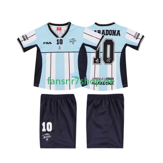 Argentinien fußball trikot MARADONA 10 2000 Kinder Heim Retro Kurzarm