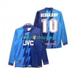 Arsenal fußball trikot Bergkamp 10 1995 1996 Herren Auswärts Retro Langarm