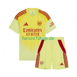 Arsenal fußball trikot Torhüter Kinder Heim 2025-2026 Kurzarm