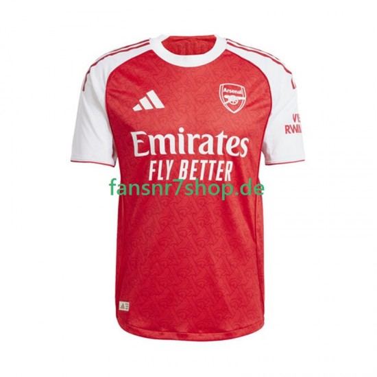 Arsenal fußball trikot Herren Heim 2025-2026 Kurzarm