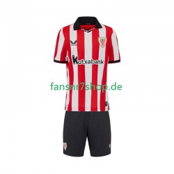 Athletic Bilbao fußball trikot Kinder Heim 2025-2026 Kurzarm
