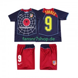 Atlético Madrid fußball trikot F TORRES 9 2005 Kinder Auswärts Retro 2004 Kurzarm