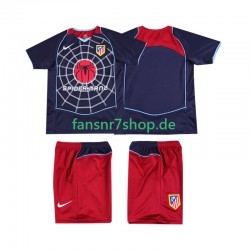 Atlético Madrid fußball trikot 2005 Kinder Auswärts Retro 2004 Kurzarm