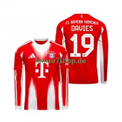 FC Bayern München fußball trikot Alphonso Davies 19 Herren Heim 2025-2026 Langarm