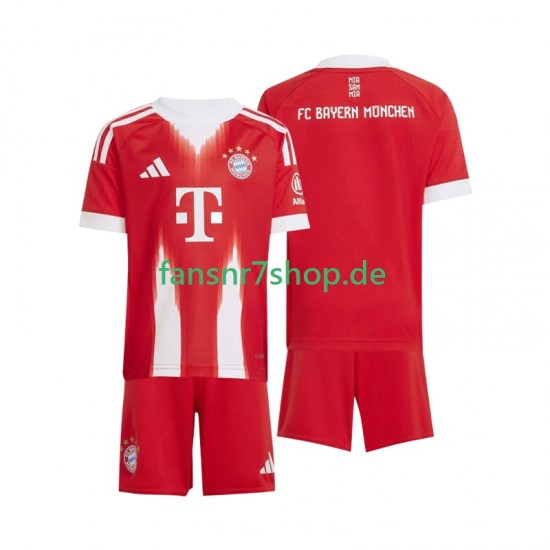 FC Bayern München fußball trikot Kinder Heim 2025-2026 Kurzarm