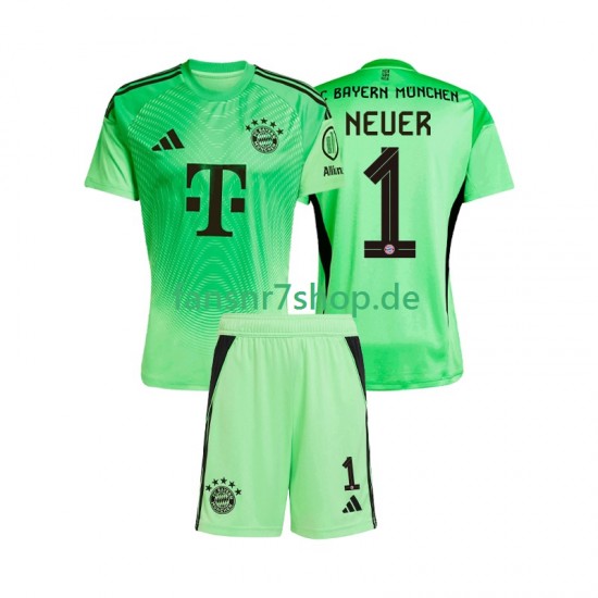 FC Bayern München fußball trikot Manuel Neuer 1 Torhüter Kinder Heim 2025-2026 Kurzarm FC Bayern München fußball trikot Manuel Neuer 1 Torhüter Kinder Heim 2025-2026 Kurzarm
