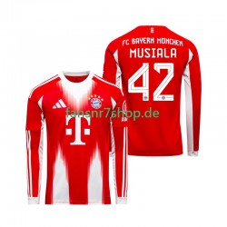 FC Bayern München fußball trikot Jamal Musiala 42 Herren Heim 2025-2026 Langarm