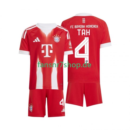 FC Bayern München fußball trikot Jonathan Tah 4 Kinder Heim 2025-2026 Kurzarm