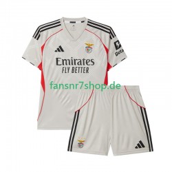 Benfica fußball trikot Kinder Auswärts 2025-2026 Kurzarm