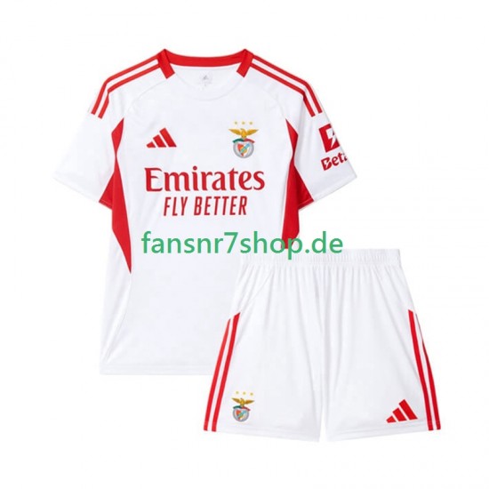Benfica fußball trikot Kinder Ausweich 2025-2026 Kurzarm