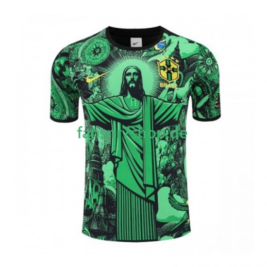 Brasilien fußball trikot Jesus Herren Heim Grün 2024-2025 Kurzarm Brasilien fußball trikot Jesus Herren Heim Grün 2024-2025 Kurzarm