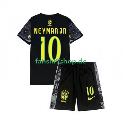 Brasilien Neymar JR 10 Cheist the Redeemer Football Shirts Kinder Heim 2024 Kurzarm