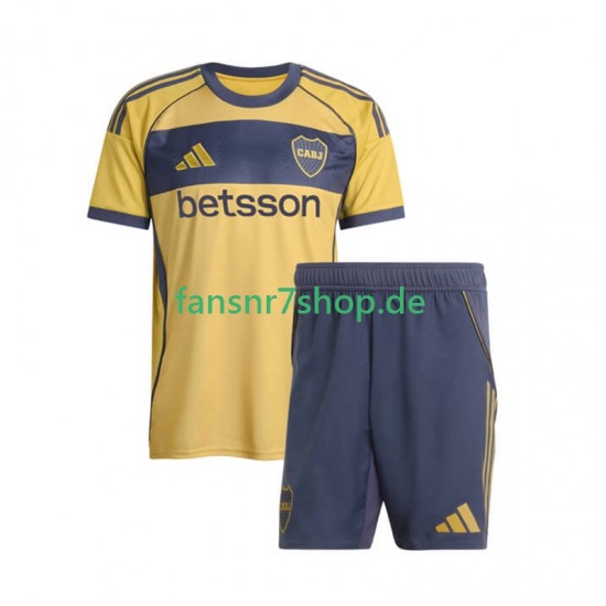 Boca Juniors fußball trikot Kinder Auswärts 2025-2026 Kurzarm