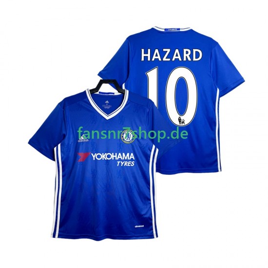 Chelsea fußball trikot HAZARD 10 2016-2017 Herren Heim Retro Kurzarm