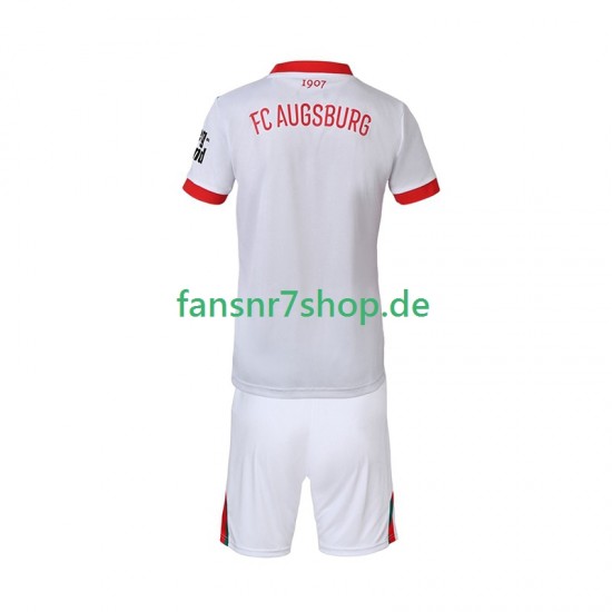 fußball trikot FC Augsburg Kinder Heim 2025-2026 Kurzarm