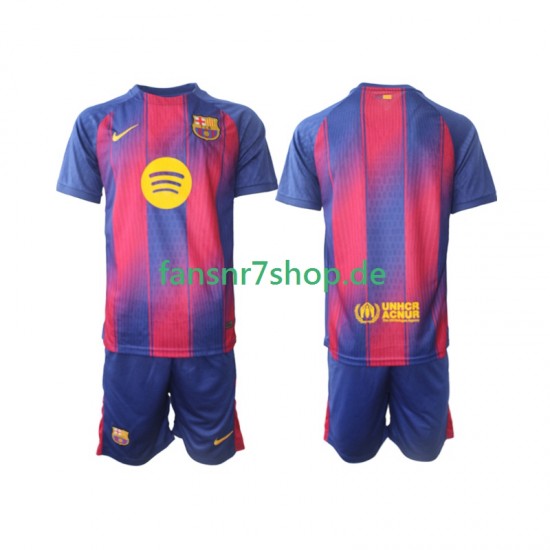 FC Barcelona fußball trikot Kinder Heim 2025-2026 Kurzarm