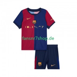 FC Barcelona fußball trikot Coldplay Kinder Heim 2024-2025 Kurzarm