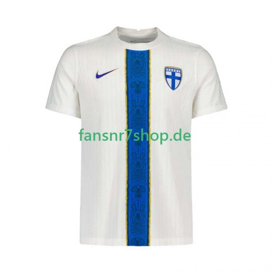 Finnland fußball trikot Herren Heim 2025 Kurzarm