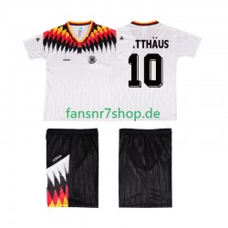 Deutschland fußball trikot MATTHAUS 10 Kinder Heim Retro 1994 Kurzarm