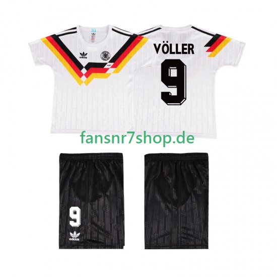 Deutschland fußball trikot VOLLER 9 Kinder Heim Retro 1990 Kurzarm Deutschland fußball trikot VOLLER 9 Kinder Heim Retro 1990 Kurzarm