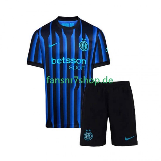 Inter Mailand fußball trikot Kinder Heim 2025-2026 Kurzarm