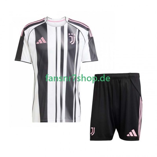 Juventus Turin fußball trikot Kinder Heim 2025-2026 Kurzarm