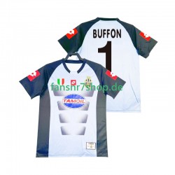 Juventus Turin fußball trikot Buffon 1 Torhüter Herren Heim Retro 2002-2003 Kurzarm