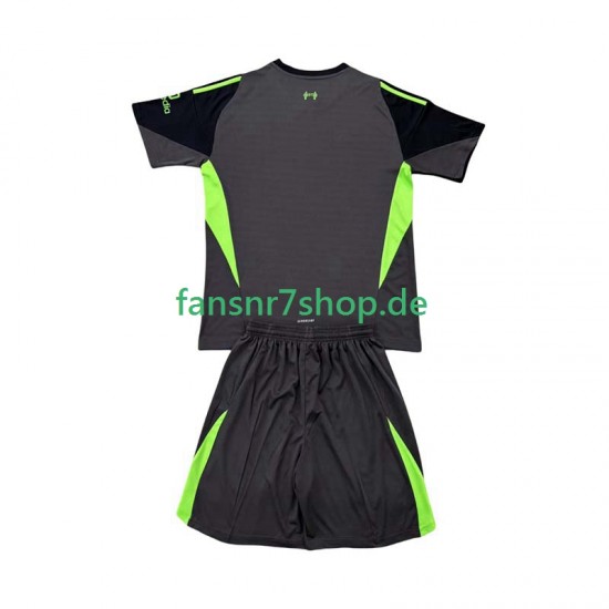 Liverpool fußball trikot Torhüter Kinder Heim 2025-2026 Kurzarm