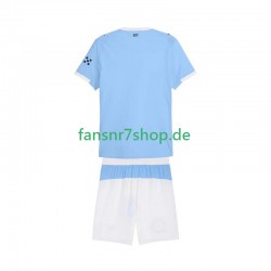 Manchester City fußball trikot Kinder Heim 2025-2026 Kurzarm