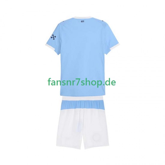 Manchester City fußball trikot Kinder Heim 2025-2026 Kurzarm