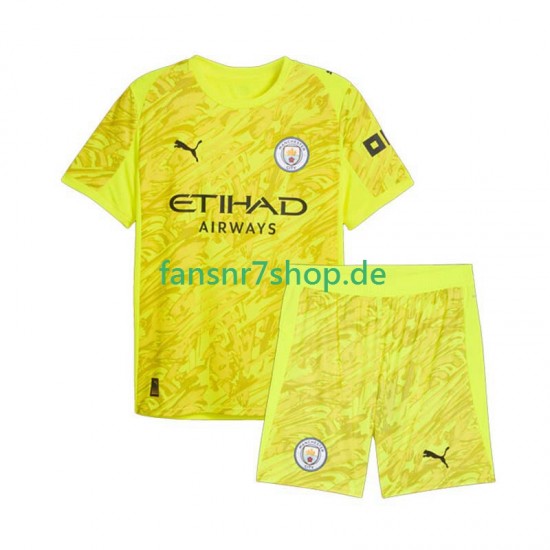Manchester City fußball trikot Torhüter Kinder Ausweich 2025-2026 Kurzarm