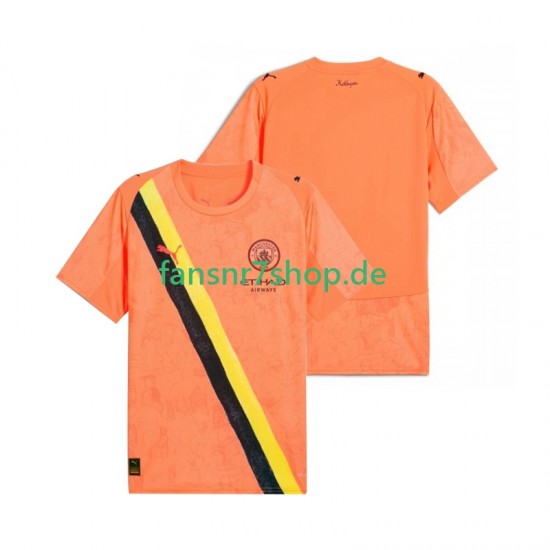 Manchester City fußball trikot KIDSUPER Torhüter Herren Heim 2025-2026 Kurzarm