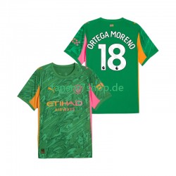 Manchester City fußball trikot ORTEGA MORENO 18 Torhüter Herren Heim 2025-2026 Kurzarm