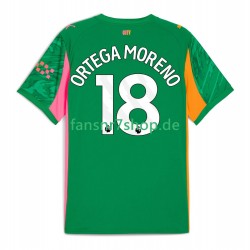 Manchester City fußball trikot ORTEGA MORENO 18 Torhüter Herren Heim 2025-2026 Kurzarm