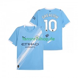 Manchester City fußball trikot Jack Grealish 10 Herren Heim 2025-2026 Kurzarm