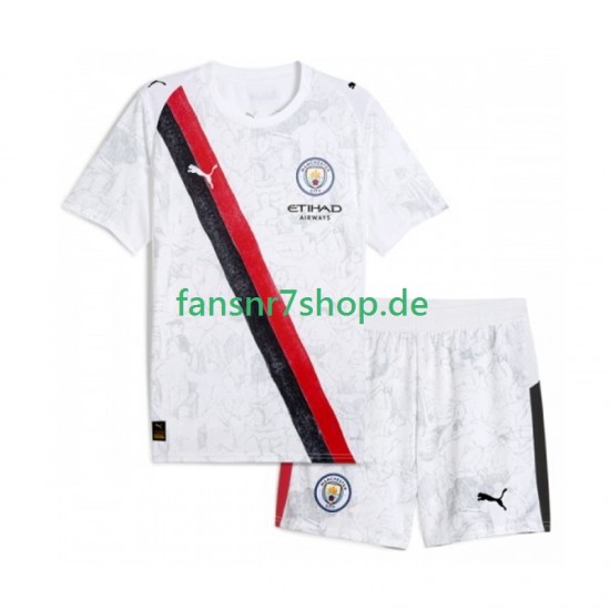Manchester City fußball trikot KIDSUPER Kinder Heim 2025-2026 Kurzarm