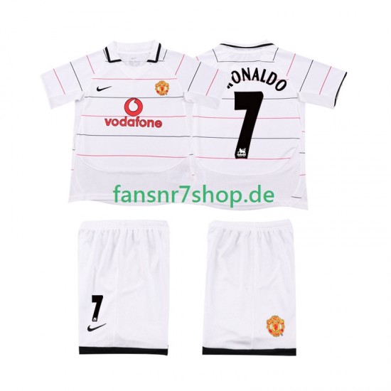 Manchester United fußball trikot Cristiano Ronaldo 7 2003 2005 Kinder Heim Retro Kurzarm