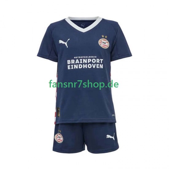 PSV Eindhoven fußball trikot Kinder Auswärts 2025-2026 Kurzarm
