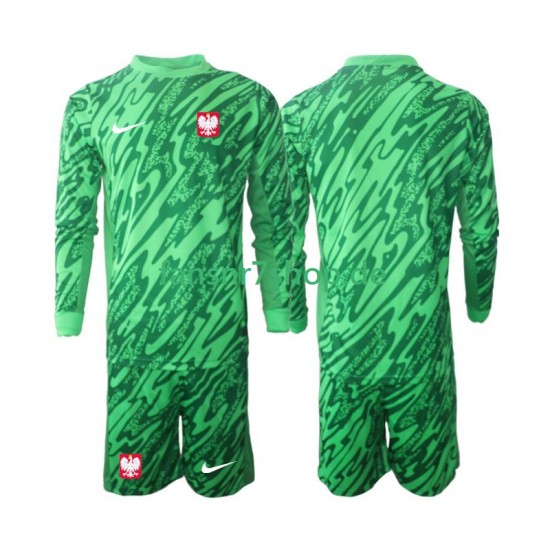 Polen fußball trikot Torhüter Kinder Ausweich 2024 Langarm
