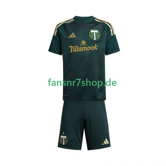 Portland Timbers fußball trikot Kinder Heim 2025 Kurzarm