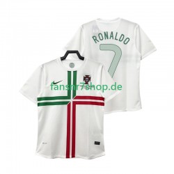 Portugal fußball trikot Cristiano Ronaldo 7 2012 Herren Auswärts Retro Kurzarm