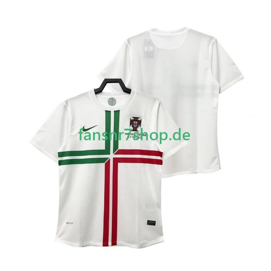 Portugal fußball trikot 2012 Herren Auswärts Retro Kurzarm