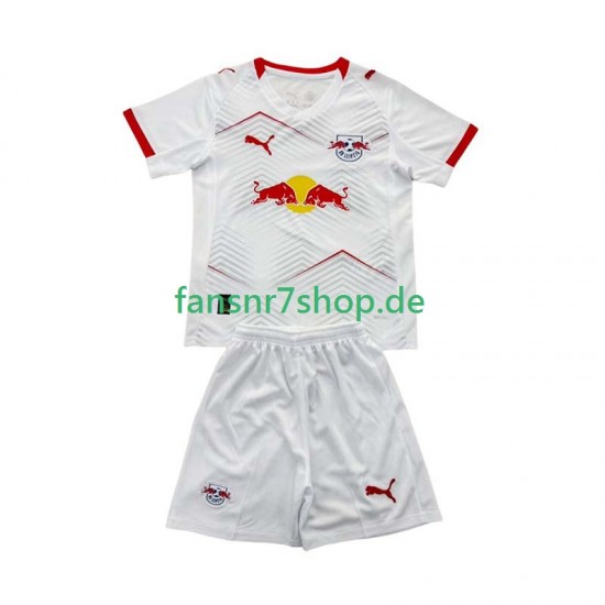 RB Leipzig fußball trikot Kinder Heim 2025-2026 Kurzarm