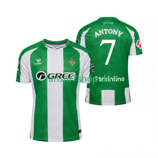 Real Betis fußball trikot Antony 7 Herren Heim 2025-2026 Kurzarm