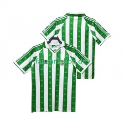 Real Betis fußball trikot 1995 1997 Herren Heim Retro Kurzarm