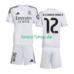 Real Madrid fußball trikot Alexander-Arnold 12 Kinder Heim 2025-2026 Kurzarm