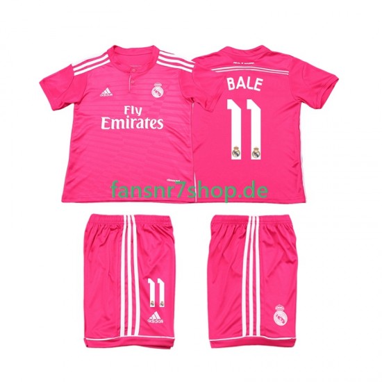 Real Madrid fußball trikot Bale 11 2014 2015 Kinder Auswärts Retro Kurzarm